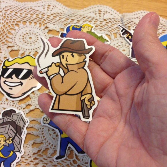 Fallout Game stickers for cellphone, locker, crafts, hydration bottles, etc - Picture 5 of 6